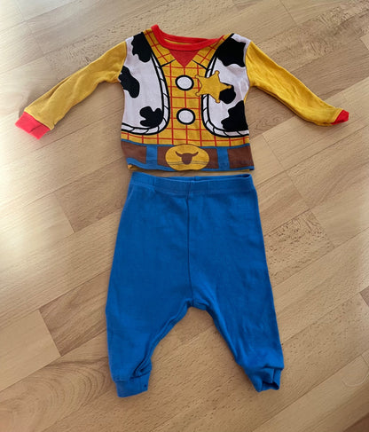 Joe Fresh Toy Story Woody Pajama Costume Set 0-3M, Kids 3 Month (0-3M)