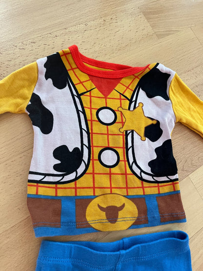 Joe Fresh Toy Story Woody Pajama Costume Set 0-3M, Kids 3 Month (0-3M)