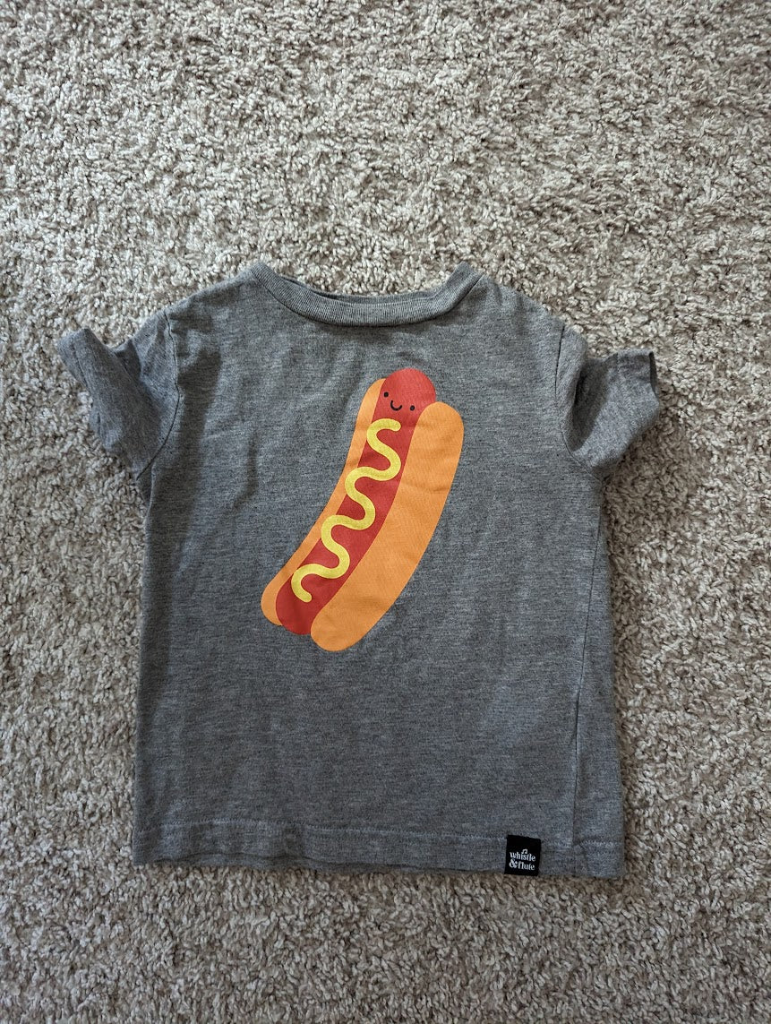 whistle and flute hotdog shirt 12- 18 months, MSRP: $30, Kids 18 Month (12-18M)
