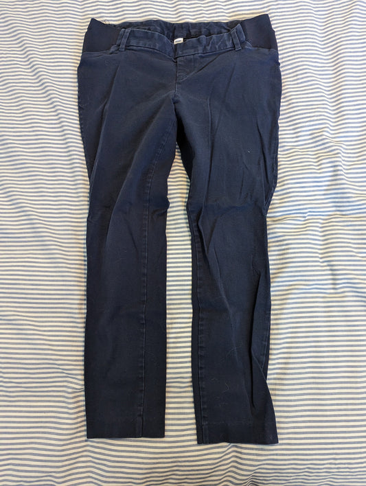 Old Navy Maternity Pixie pants, Navy, Size 6