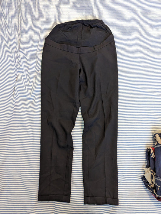 New Look Maternity Dress Pants, Black, Size 6