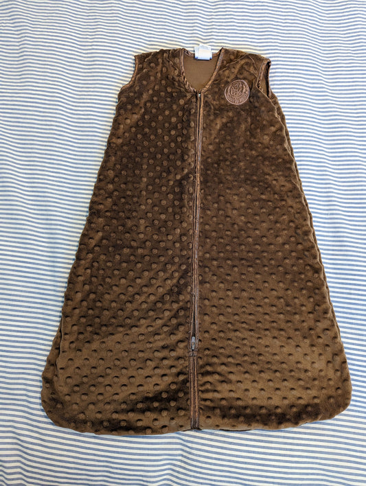 Halo Sleep Sack, Brown Plushy Dot, Medium