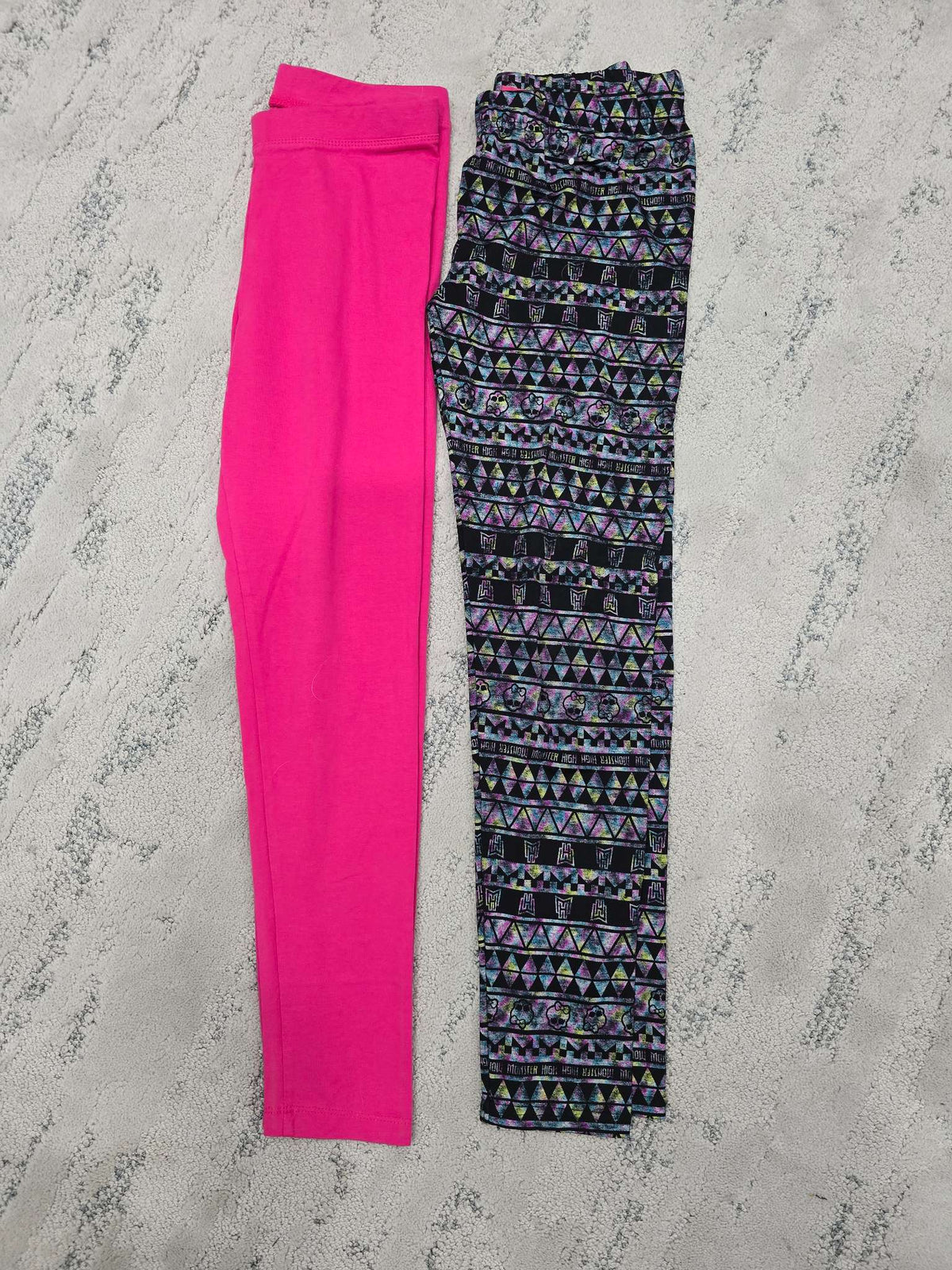 Monster High & Spotted Zebra leggings 10-12, Kids 10