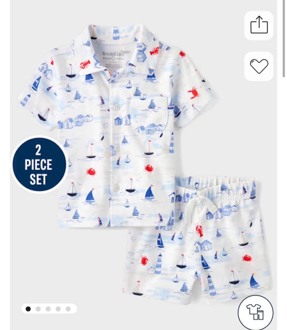 Sibling Matching Set (3 Pieces), Kids 24 Month (18-24M)