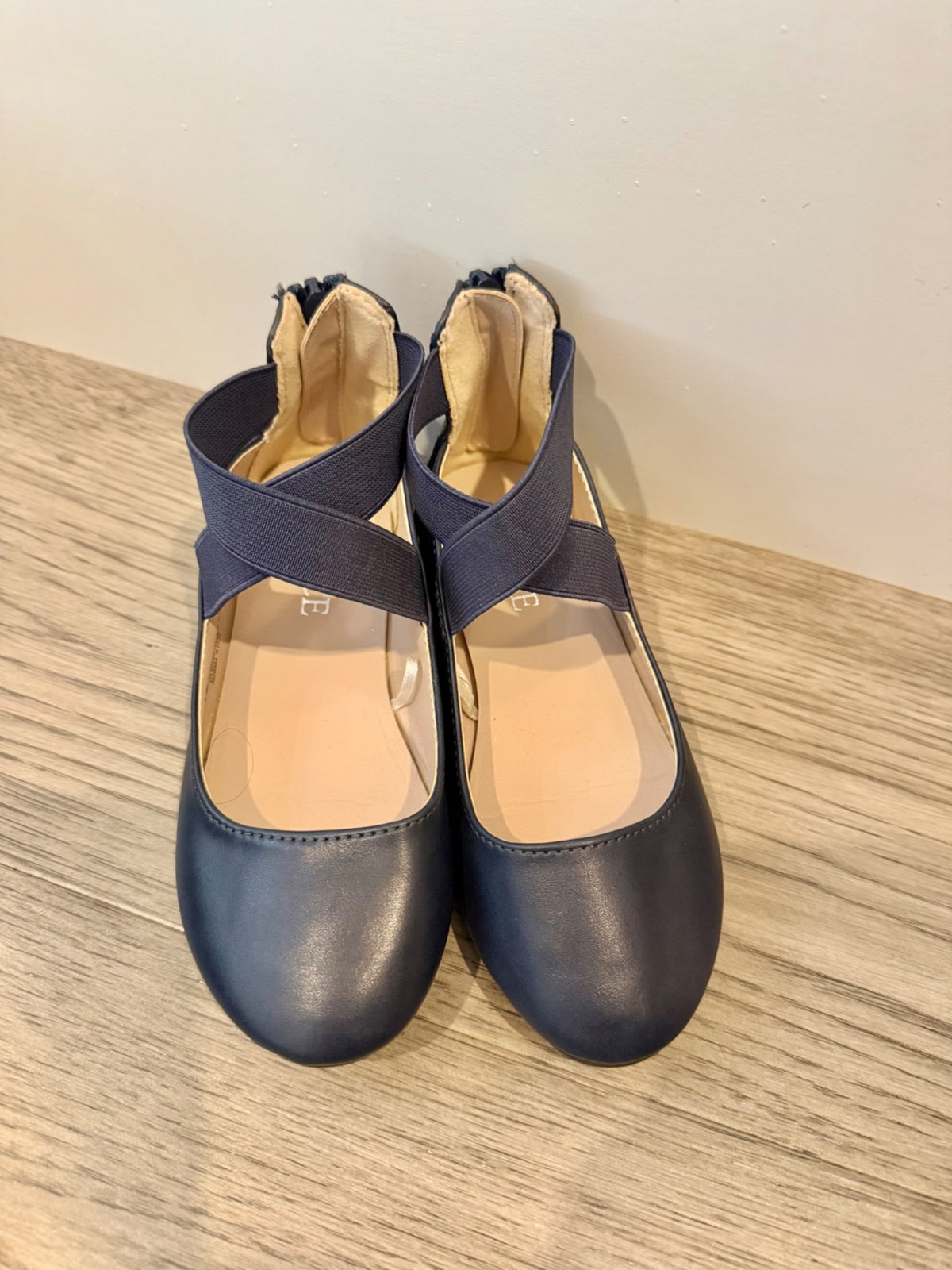 Navy Blue Ballet Flats, Shoes 12 (Toddler:2-4yr)