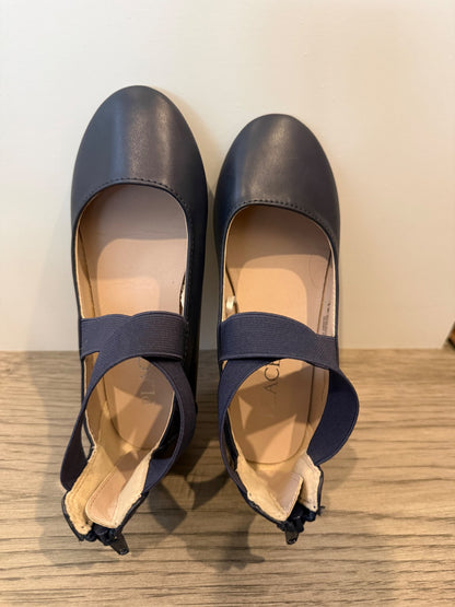 Navy Blue Ballet Flats, Shoes 12 (Toddler:2-4yr)