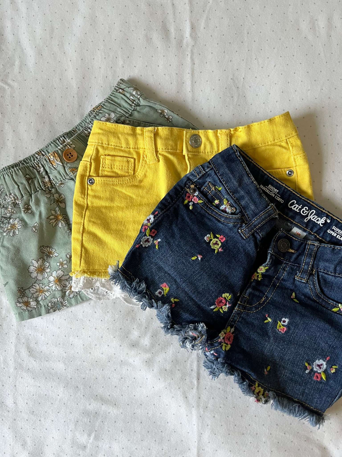 Sweet Bundle of Little Girl Shorts - 18 months, Kids 18 Month (12-18M)