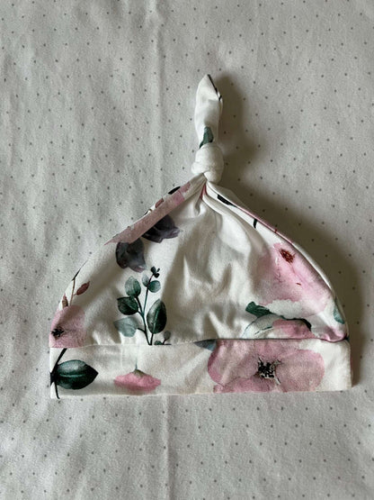Bundle of 2 Baby Knotted Beanies, Kids 3 Month (0-3M)