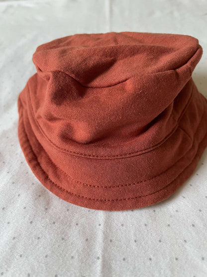 Rabbit + Bear Organic Reversible Safari Bucket Hat - One Size, Kids 6 Month (3-6M)
