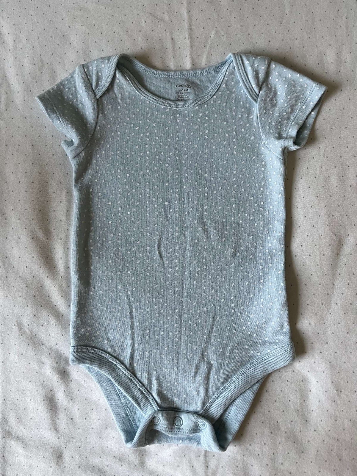 George Organic Cotton Onesie - 6-12 Months, Kids 12 Month (9-12M)