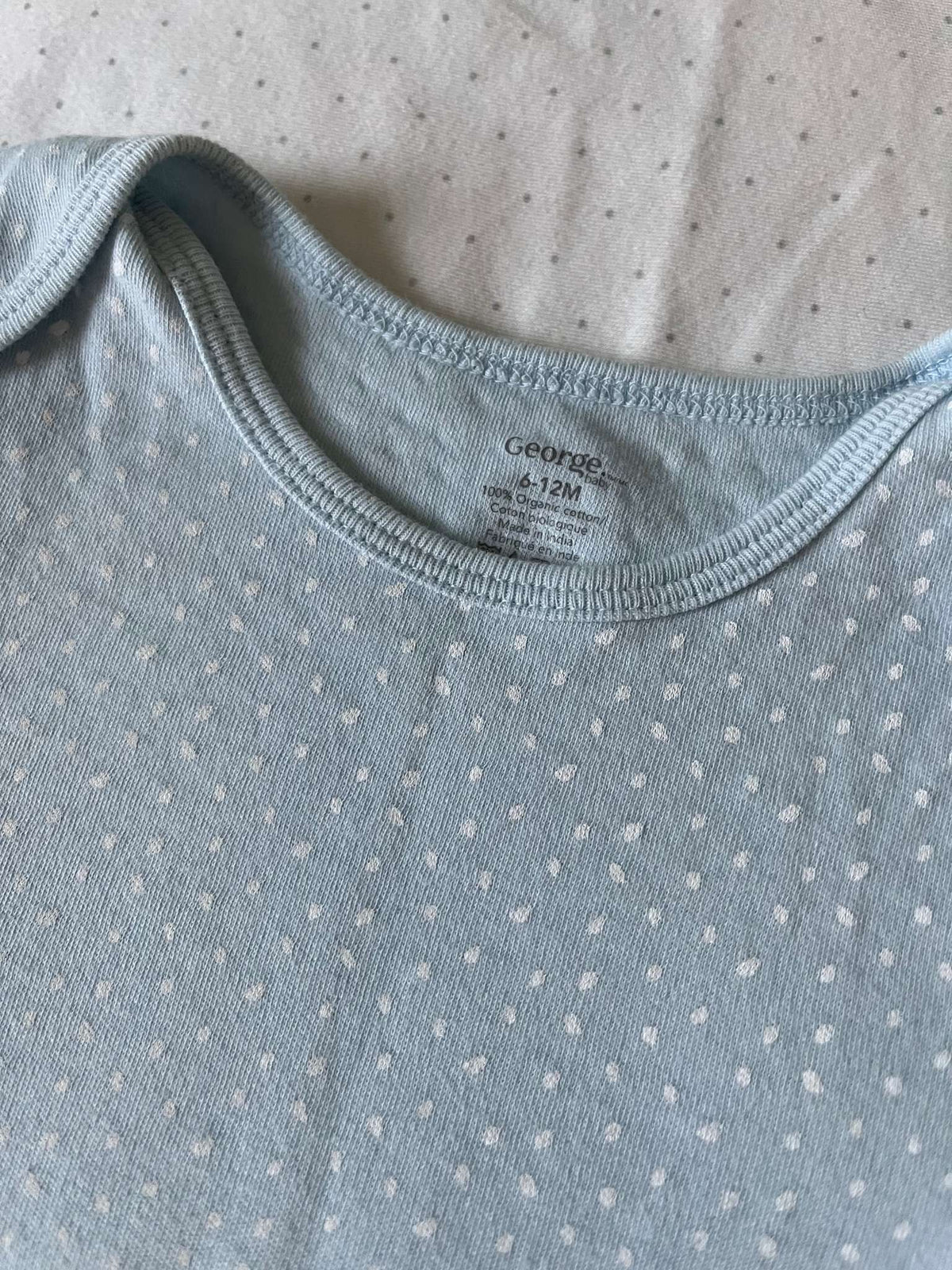 George Organic Cotton Onesie - 6-12 Months, Kids 12 Month (9-12M)
