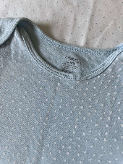 George Organic Cotton Onesie - 6-12 Months, Kids 12 Month (9-12M)