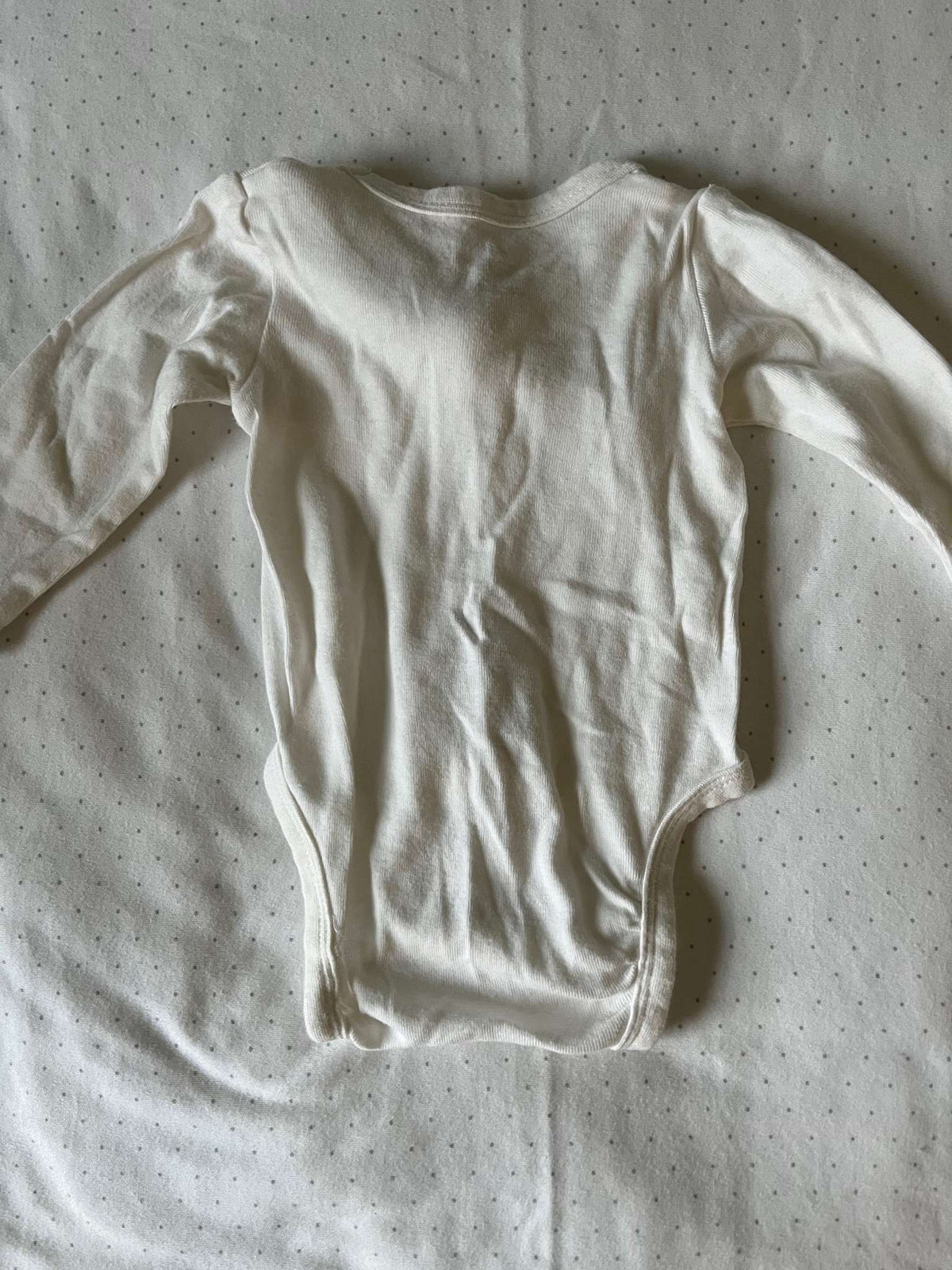 H&M Organic Cotton White Crossover Onesie - 3 Months, Kids 3 Month (0-3M)