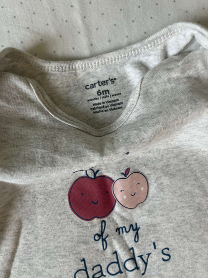 Carter's 'Apple of my Daddy's Eye' Onesie - 6 Months, Kids 6 Month (3-6M)