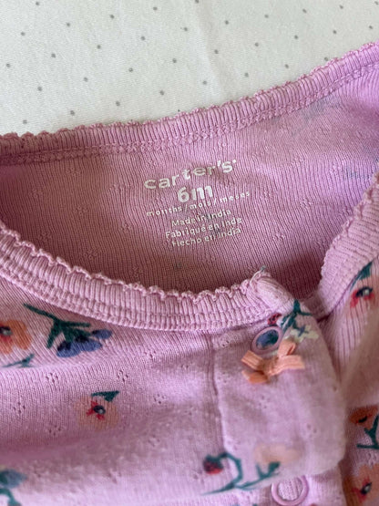 Carter's Floral Onesie Pajama - Baby Girl 6 months, Kids 6 Month (3-6M)