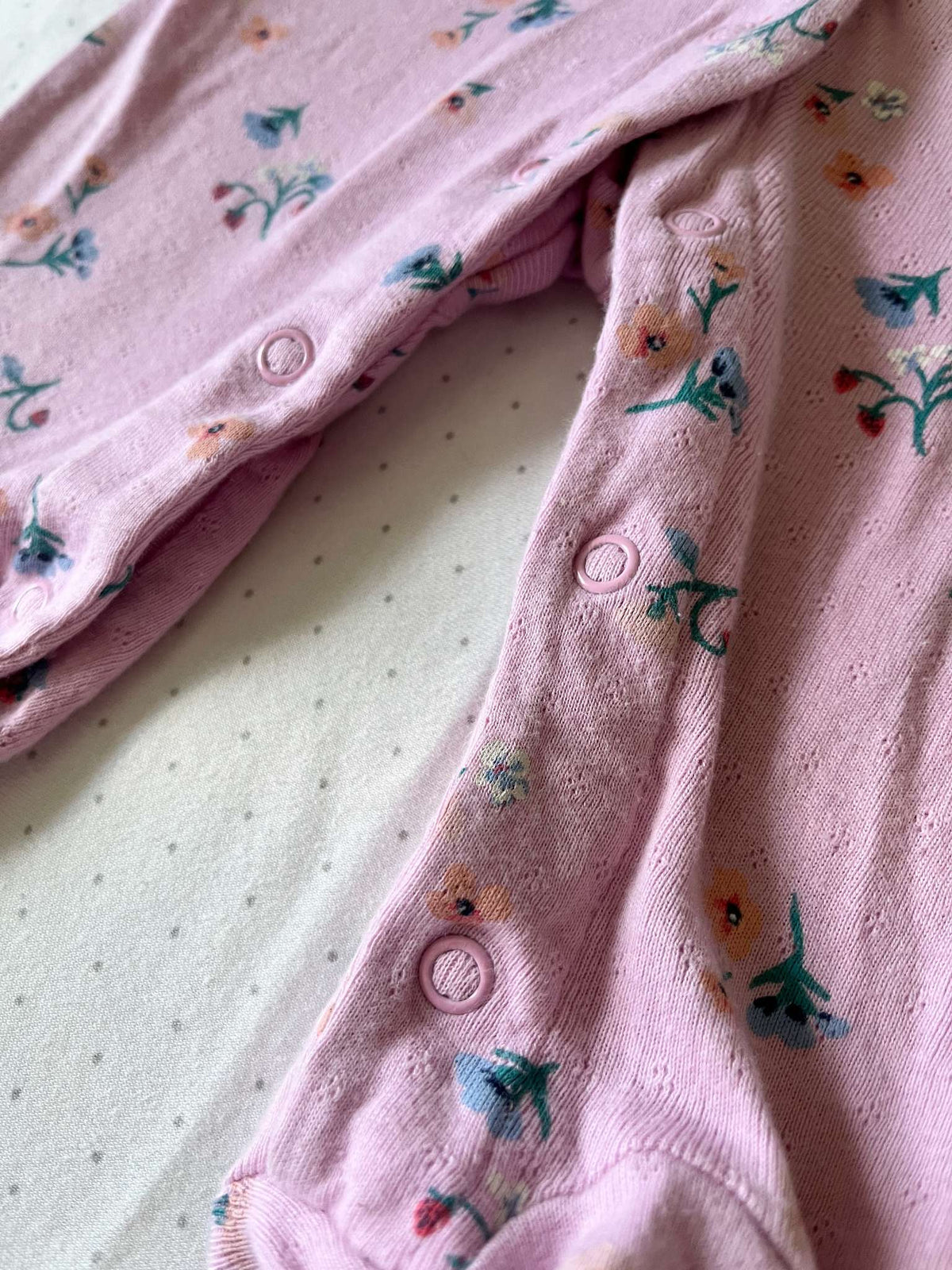 Carter's Floral Onesie Pajama - Baby Girl 6 months, Kids 6 Month (3-6M)