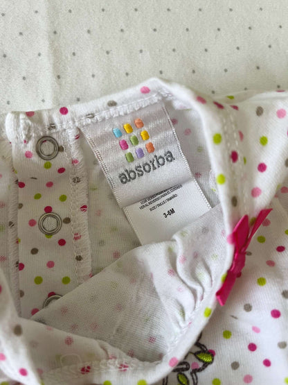 Pink Tutu Elephant & Owl Design Dress - Baby Girl 3-6 months, Kids 6 Month (3-6M)