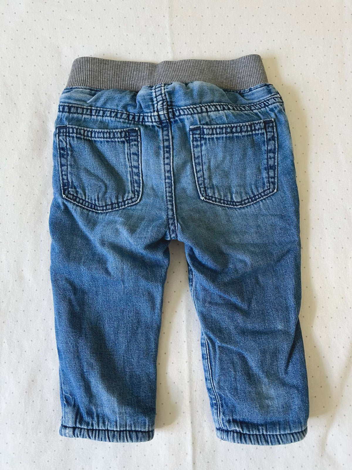 Baby Gap Fleece Lined Jeans - 6-12 months, Kids 12 Month (9-12M)
