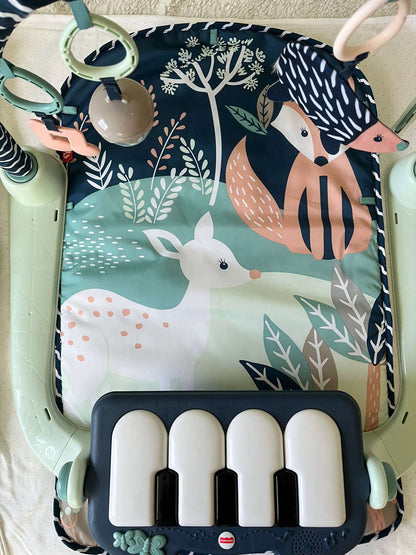 Fisher-Price Kick and Play Piano Navy Fawn MSRP $69.97 Box Included