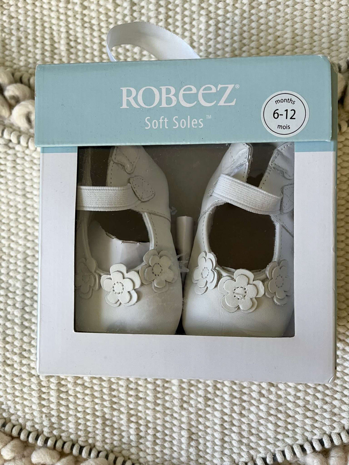 Robeez Brianna Soft Soles - White 6-12 months BRAND NEW, Shoes 2 (Baby: 0-12 mth)