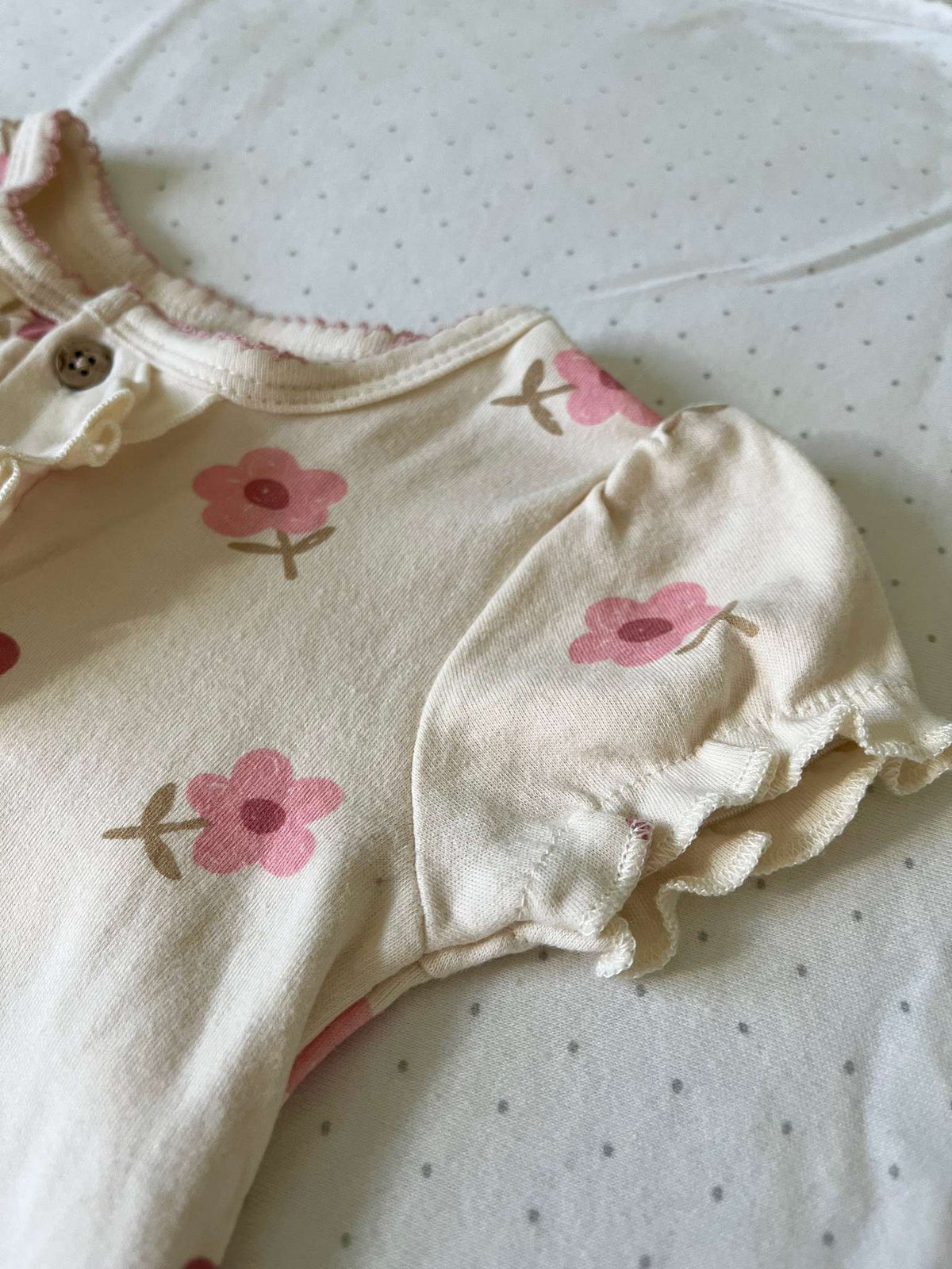Rabbit + Bear Organic Two Piece Outfit with matching headband - Baby Girl 6-9 months, Kids 9 Month (6-9M)