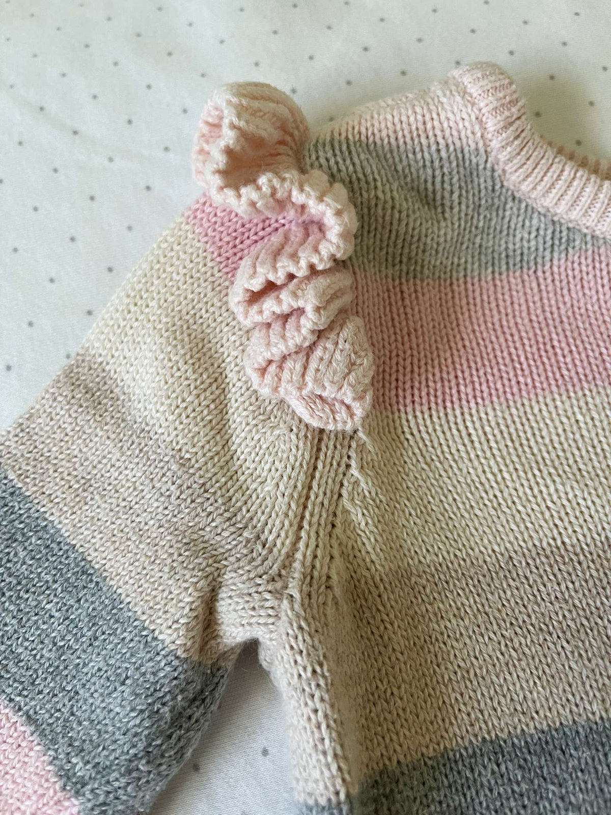 Baby Gap Knit Striped Onesie - Baby Girl 6-12 months, Kids 12 Month (9-12M)