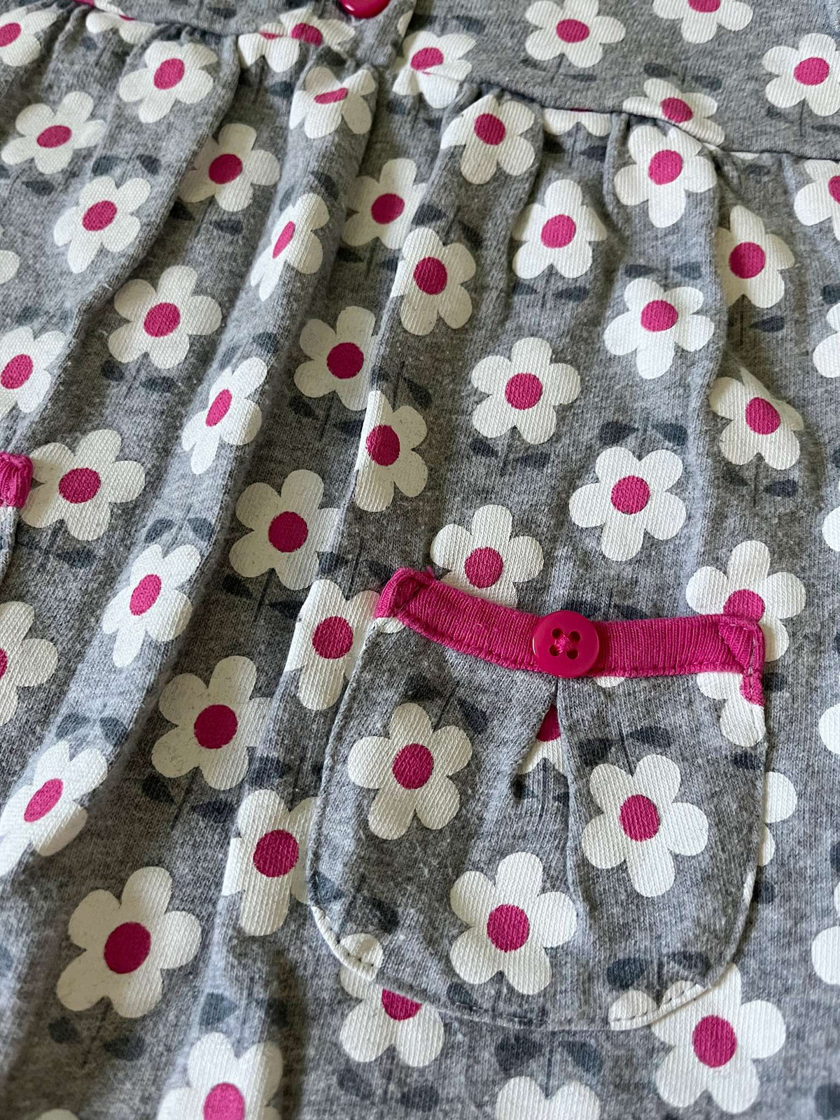 Carter's One Piece Floral Jumper with Pockets - Baby Girl 12 months, Kids 12 Month (9-12M)