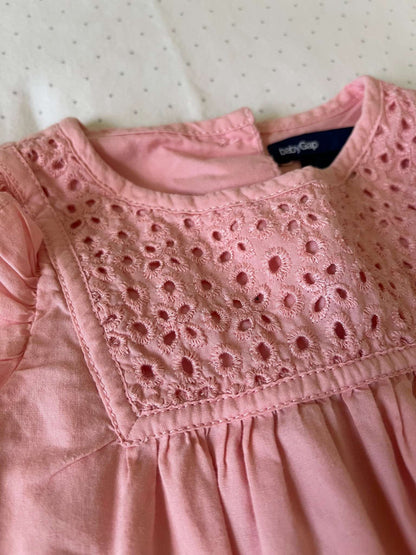 Baby Gap Bloomer Style Lace Onesie - Baby Girl 3-6 months, Kids 6 Month (3-6M)