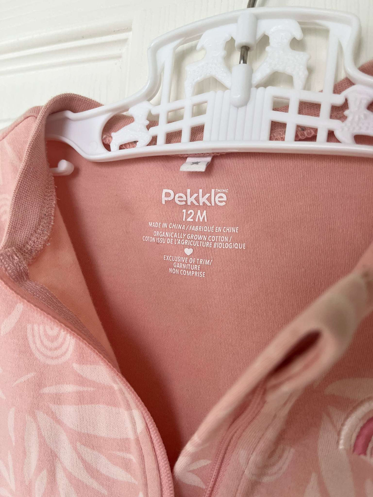 Pekkle Pink Rainbow Onesie Pajamas - Baby Girl 12 months, Kids 12 Month (9-12M)