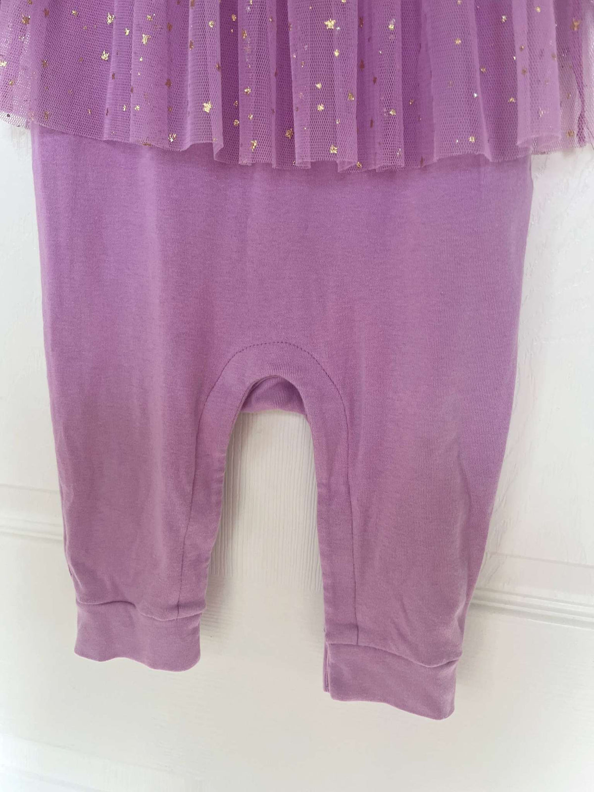 Baby Gap Purple Sparkle Tulle Skirt Onesie - Baby Girl 6-12 months, Kids 12 Month (9-12M)