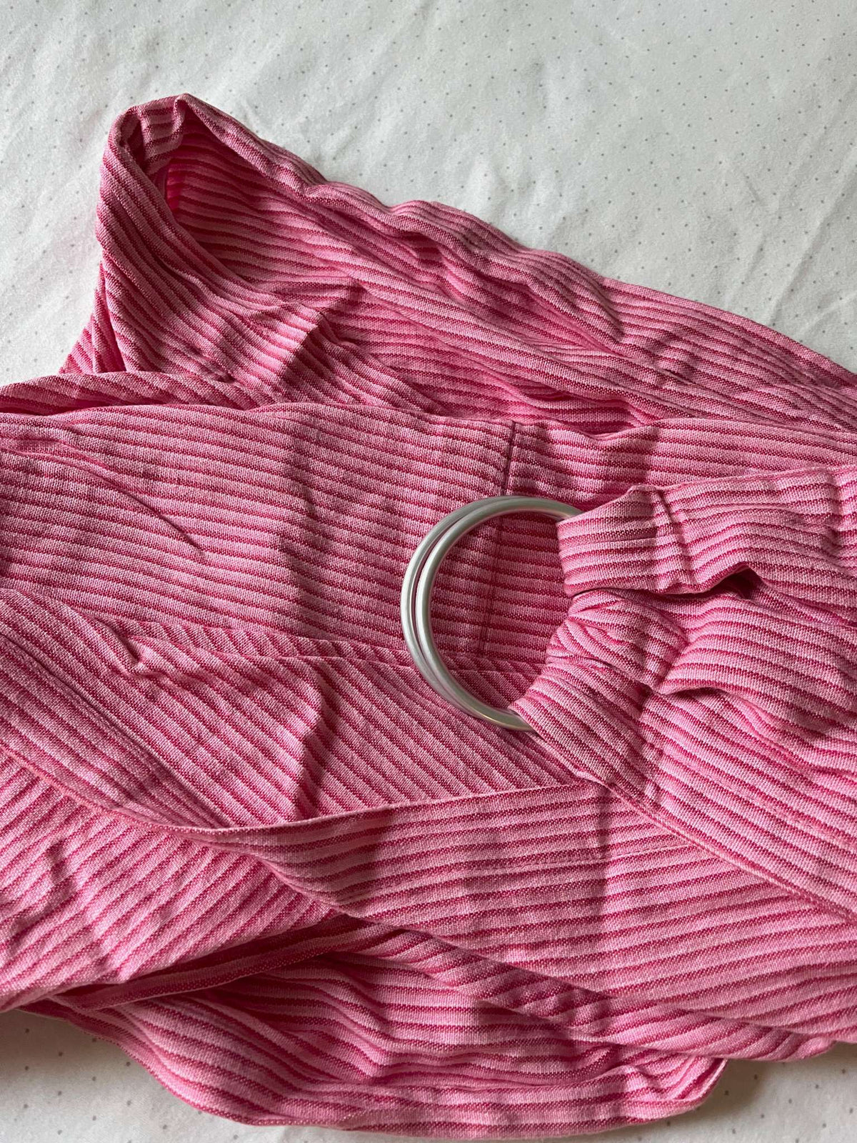 Maya Wrap Ring Sling in Pink Stripe MSRP $95