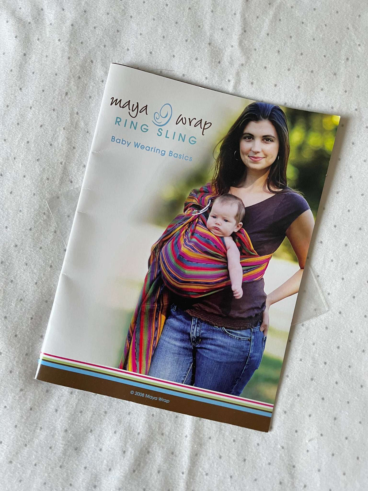 Maya Wrap Ring Sling in Pink Stripe MSRP $95