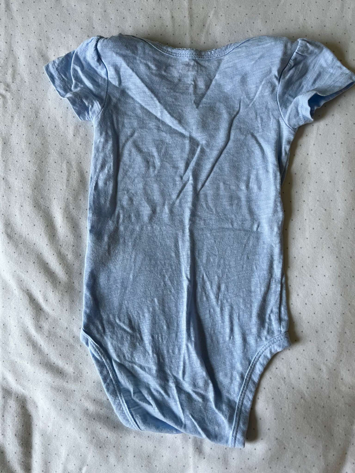 Carter's Embroidered Blue Onesie - 12 months, Kids 12 Month (9-12M)