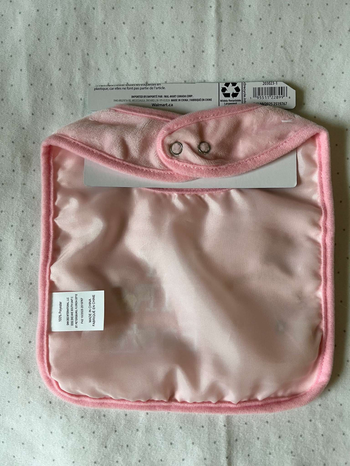 My First Easter Bunny Baby Bib