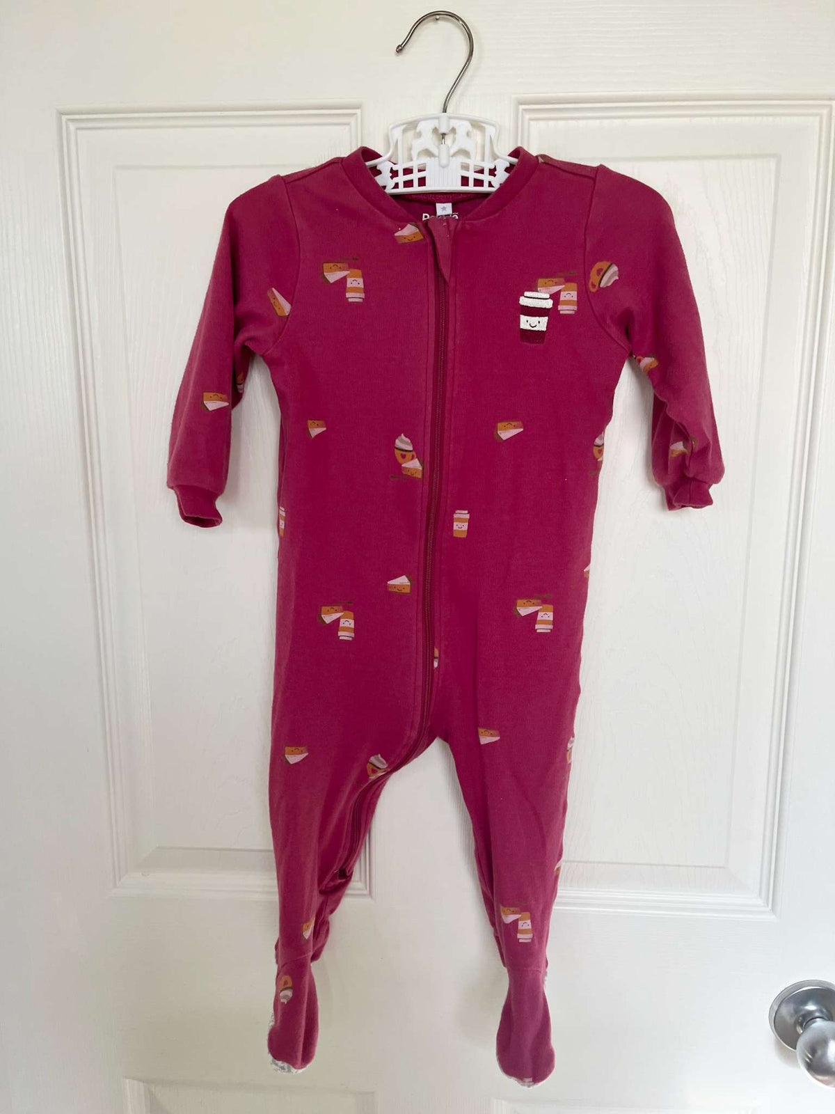 Pekkle Pumpkin Spice Onesie Pajama - Baby Girl 12 months, Kids 12 Month (9-12M)