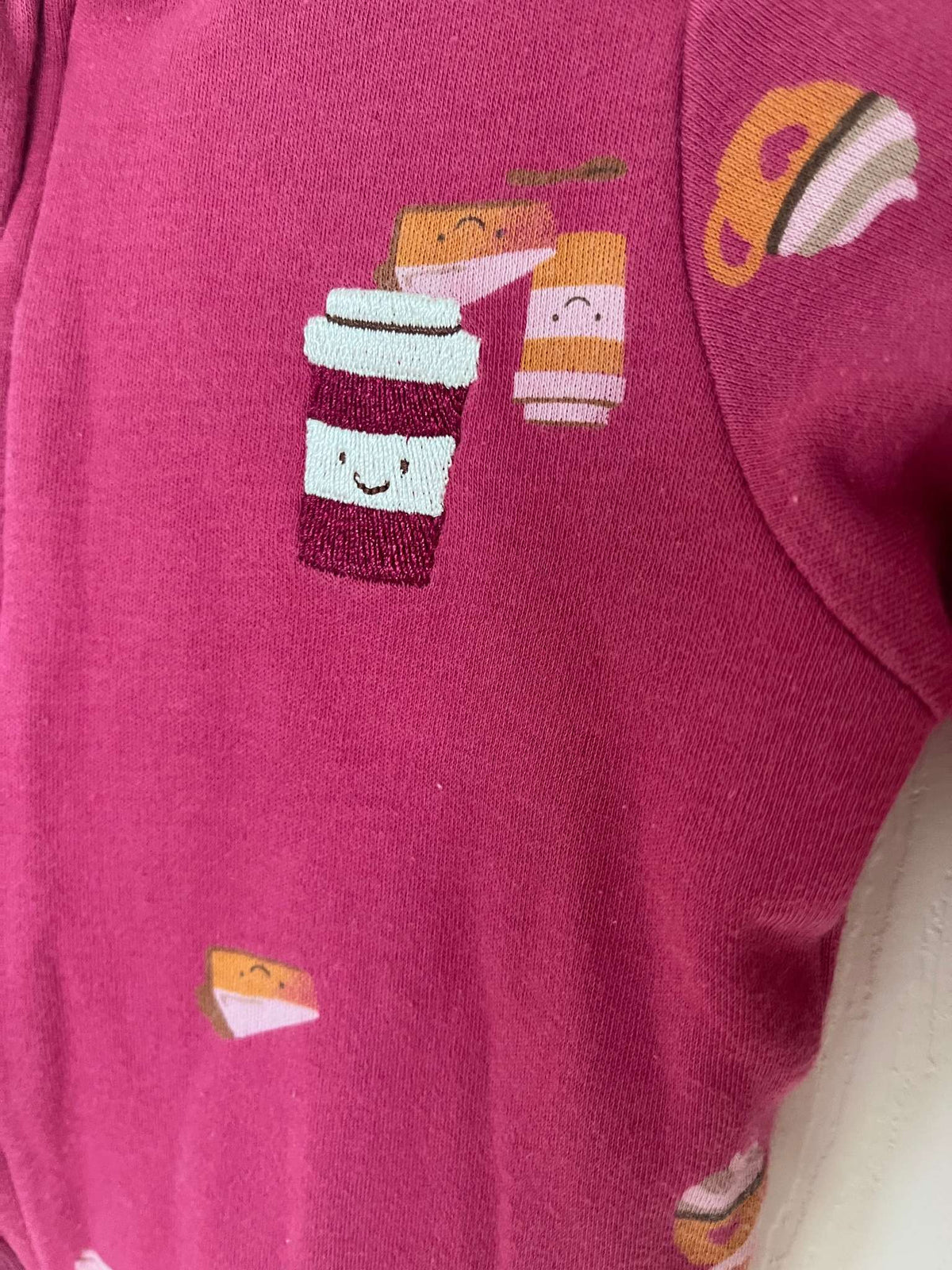 Pekkle Pumpkin Spice Onesie Pajama - Baby Girl 12 months, Kids 12 Month (9-12M)