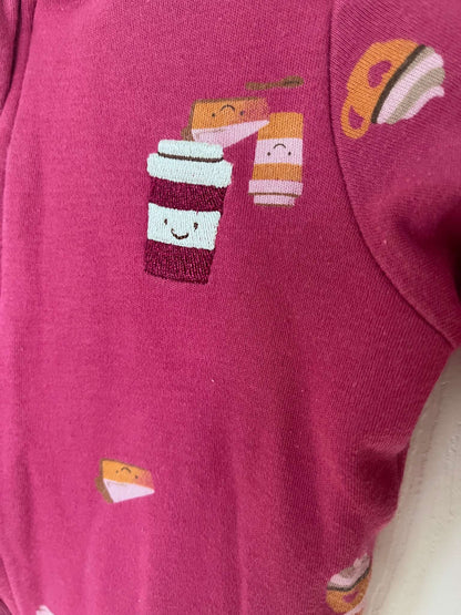 Pekkle Pumpkin Spice Onesie Pajama - Baby Girl 12 months, Kids 12 Month (9-12M)