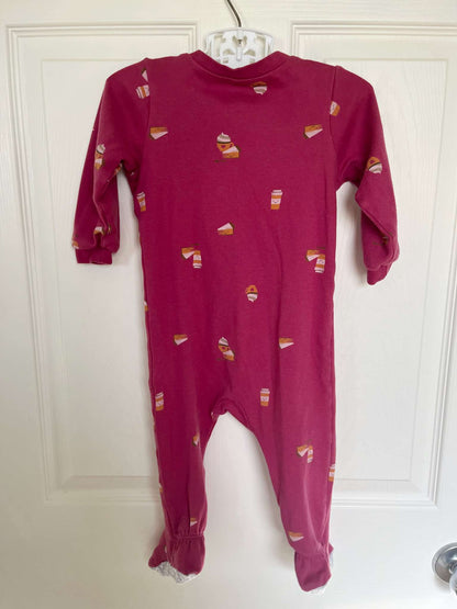 Pekkle Pumpkin Spice Onesie Pajama - Baby Girl 12 months, Kids 12 Month (9-12M)
