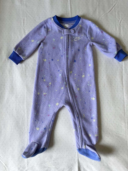 Nike Cozy Fleece Onesie with Zipper - 6 months, Kids 6 Month (3-6M)