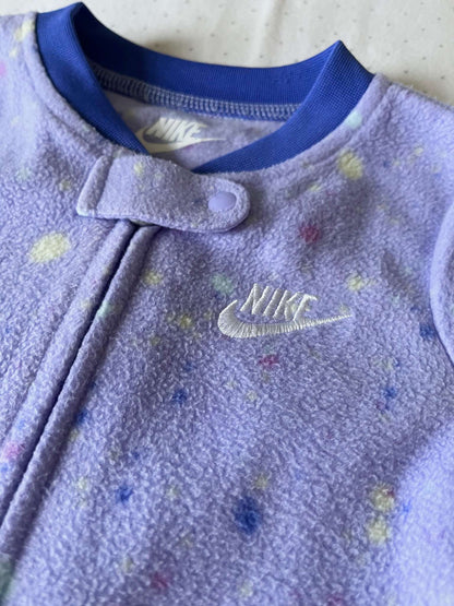 Nike Cozy Fleece Onesie with Zipper - 6 months, Kids 6 Month (3-6M)