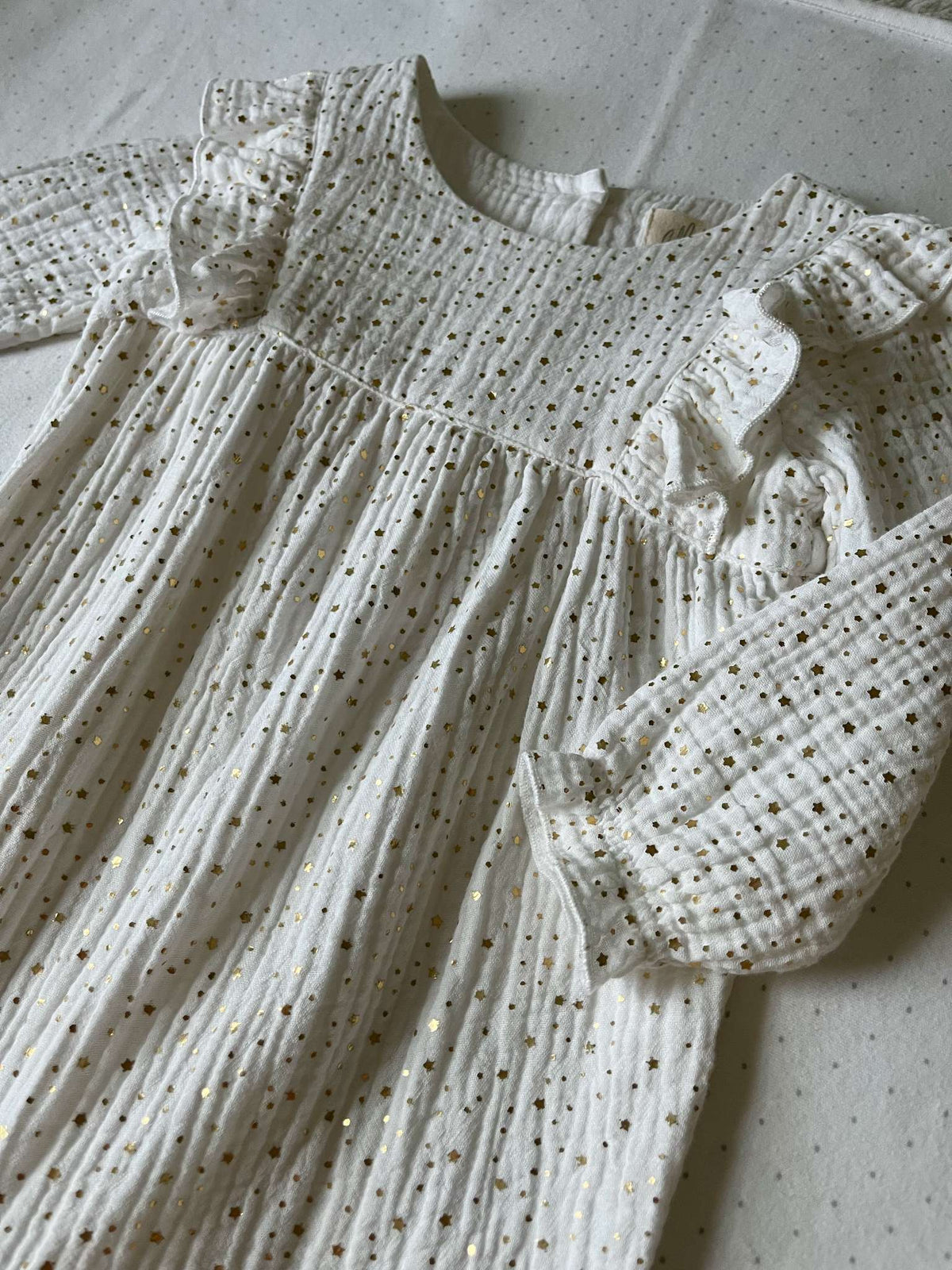 Albetta Sparkly Star Ruffled Romper - Baby Girl 12-18 months NWOT, Kids 18 Month (12-18M)