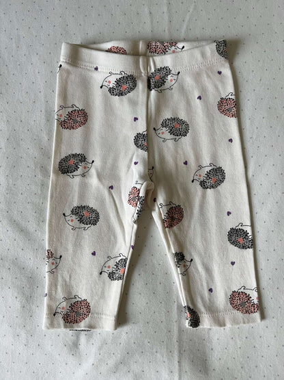 Pekkle Two Piece Hedgehog Outfit - Baby Girl 3 months, Kids 3 Month (0-3M)