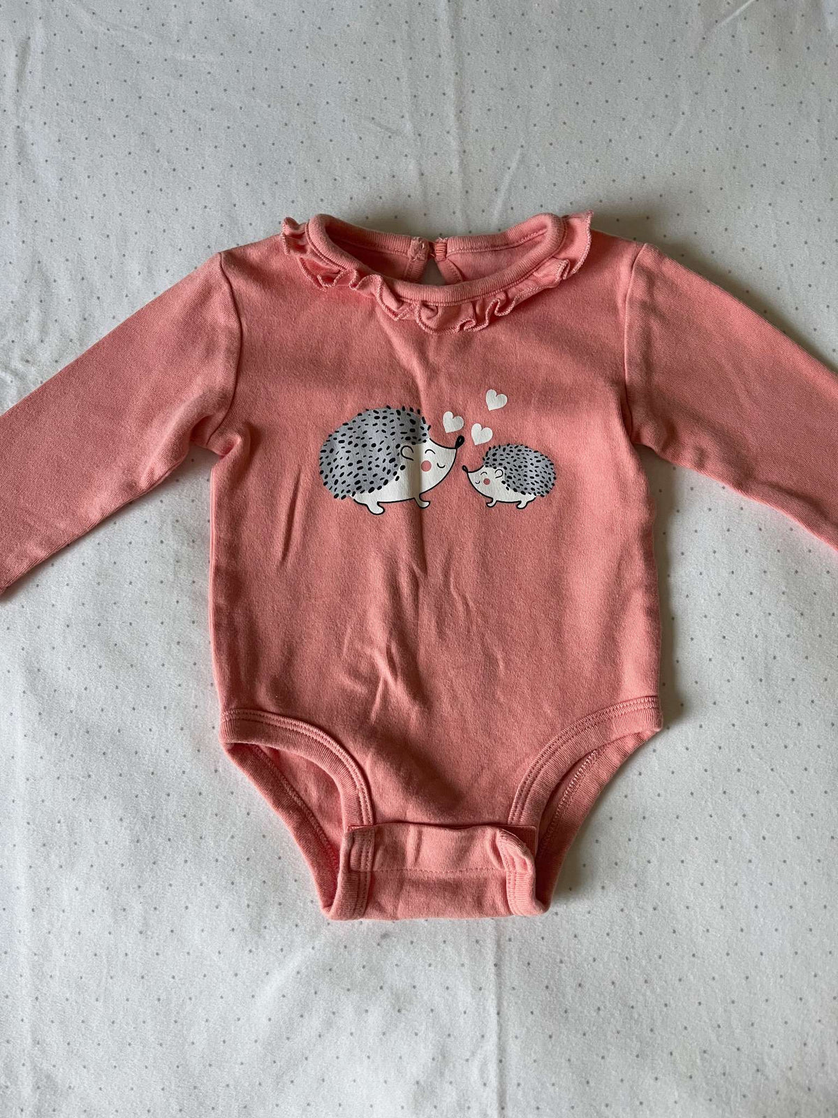 Pekkle Two Piece Hedgehog Outfit - Baby Girl 3 months, Kids 3 Month (0-3M)