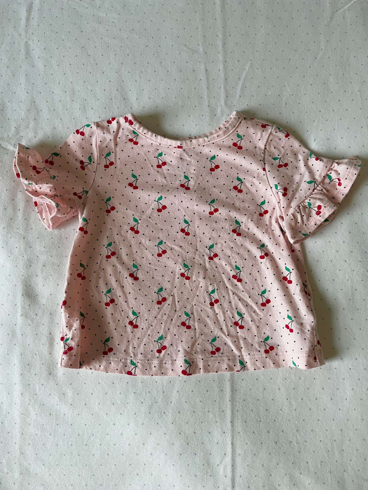 Baby Gap Pink Cherry Tee - Baby Girl 3-6 months, Kids 6 Month (3-6M)