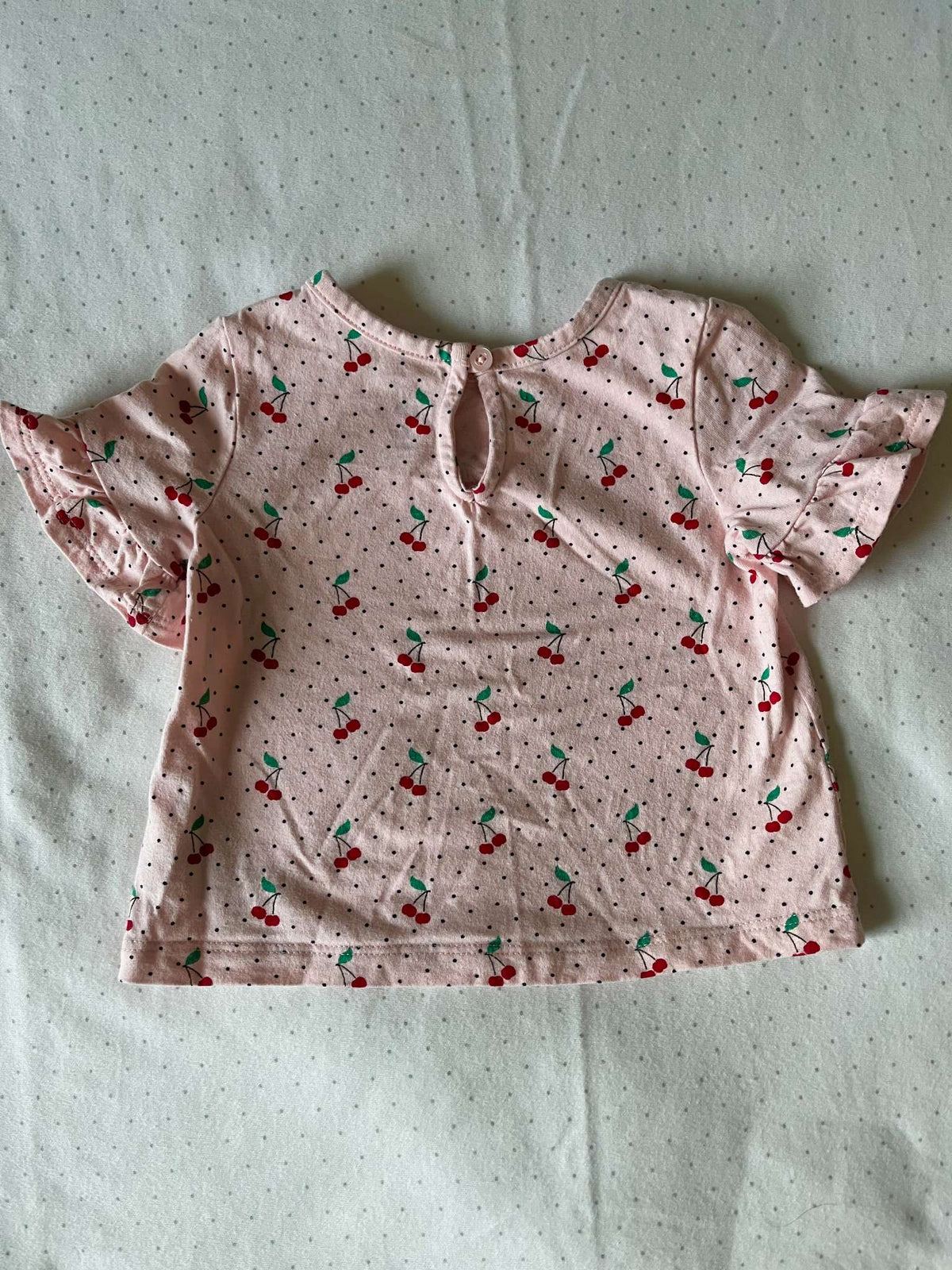Baby Gap Pink Cherry Tee - Baby Girl 3-6 months, Kids 6 Month (3-6M)