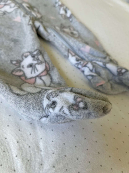 Disney Baby Aristocats Fleece Onesie - Baby Girl 3-6 months, Kids 6 Month (3-6M)