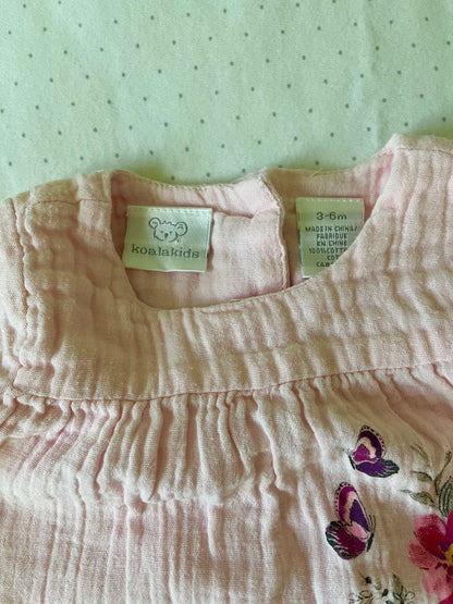 Koala Kids Floral Print Blouse - Baby Girl 3-6 months, Kids 6 Month (3-6M)