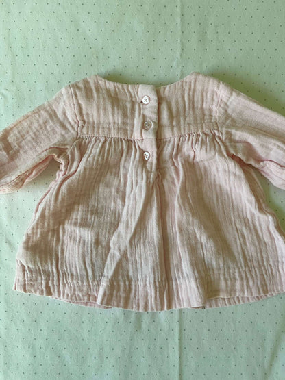 Koala Kids Floral Print Blouse - Baby Girl 3-6 months, Kids 6 Month (3-6M)