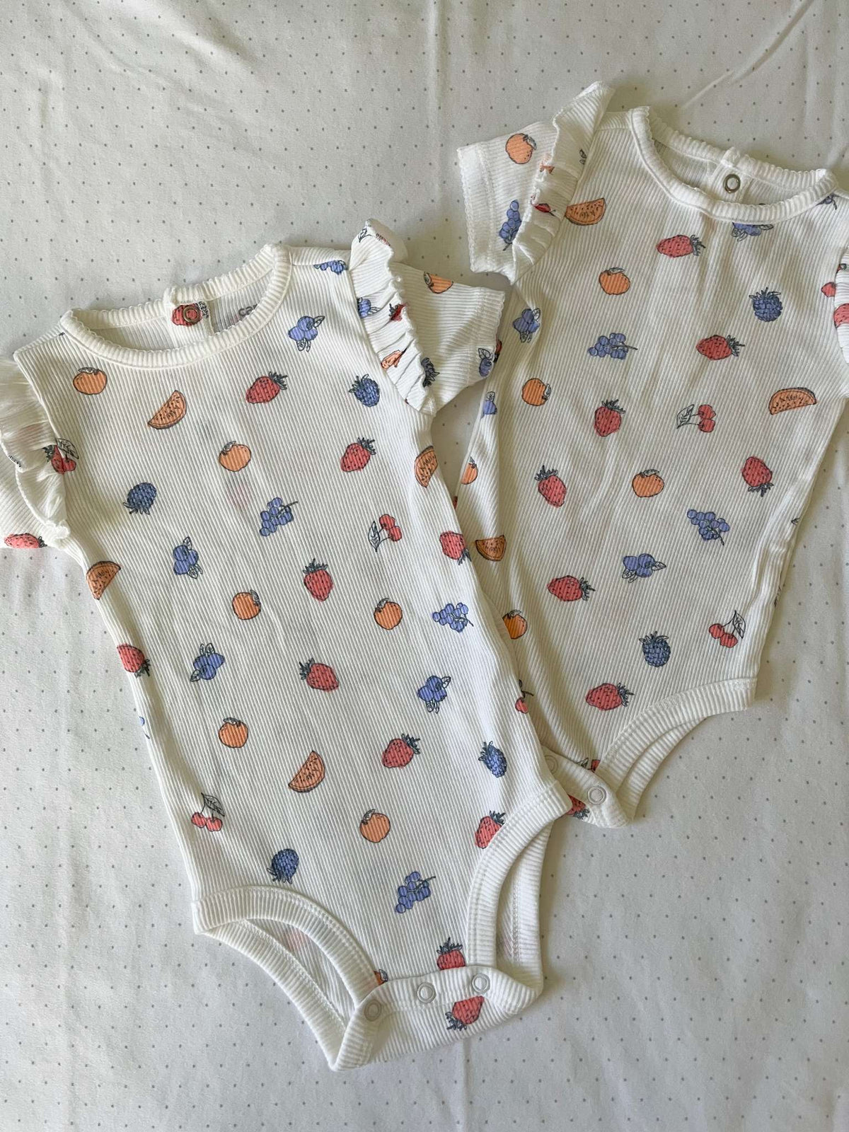 Carter's Twin Set Matching Outfits - Baby Girls 0-3 months and 6-9 months, Kids 9 Month (6-9M)