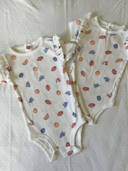 Carter's Twin Set Matching Outfits - Baby Girls 0-3 months and 6-9 months, Kids 9 Month (6-9M)